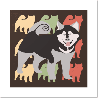 Huskey Dog Lover Posters and Art